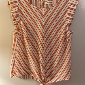 Pink stripe top
